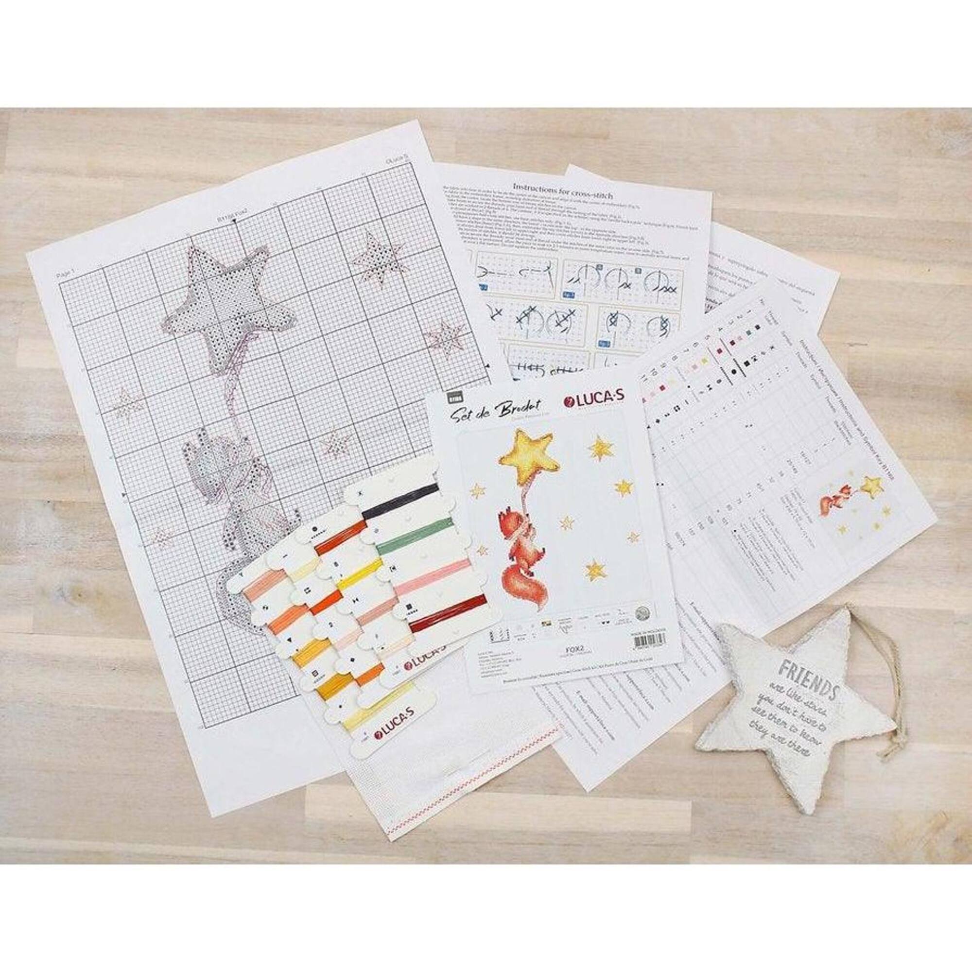Luca-s Fox 2 Counted Cross Stitch Kit